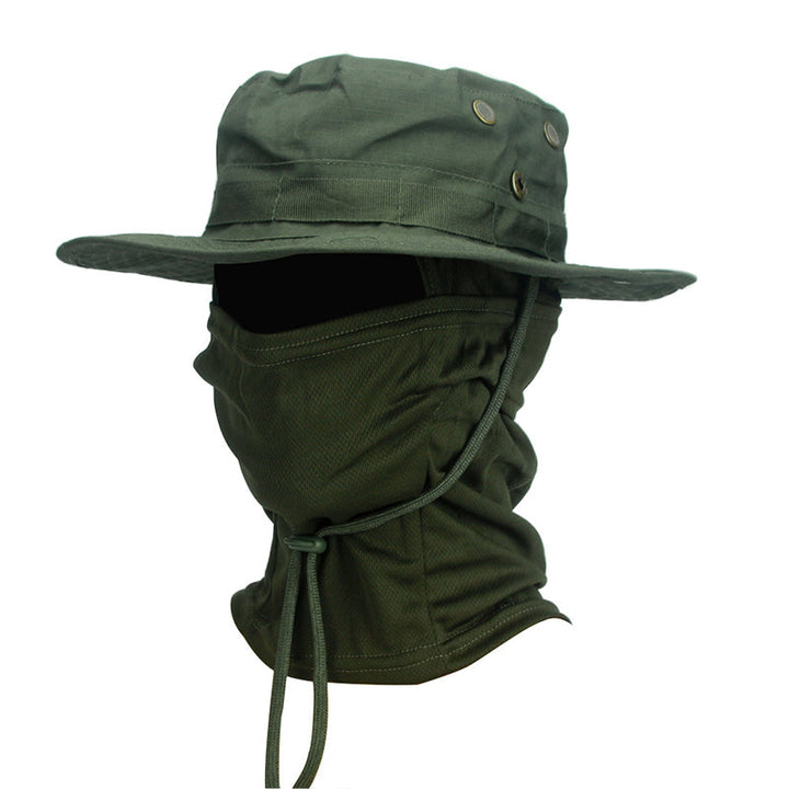 TWS UV-Schutz-Booniehut mit Sturmhaube – Zum Angeln, Wandern, Jagen und für den militärischen Einsatz