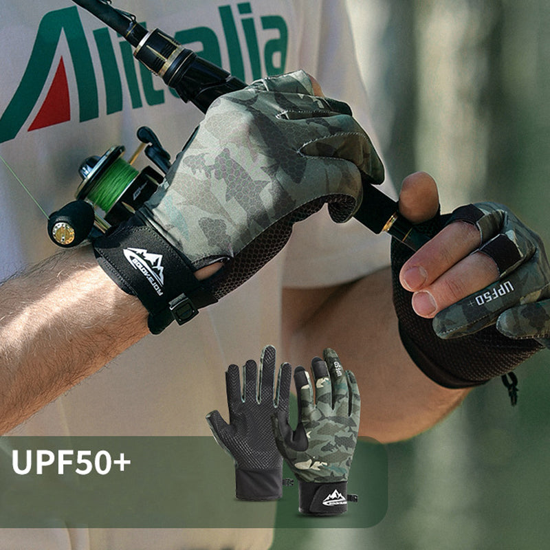 Fingerlose TWS-Angelhandschuhe mit Sonnenschutz