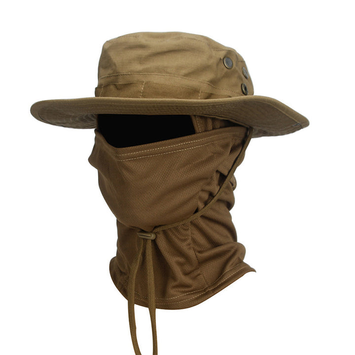 TWS UV-Schutz-Booniehut mit Sturmhaube – Zum Angeln, Wandern, Jagen und für den militärischen Einsatz