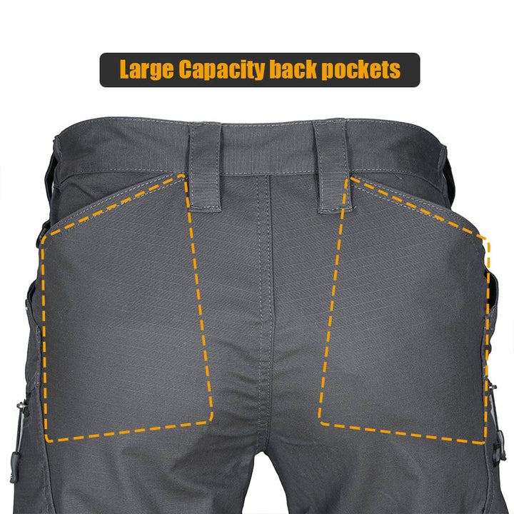 Large capacity back pockets