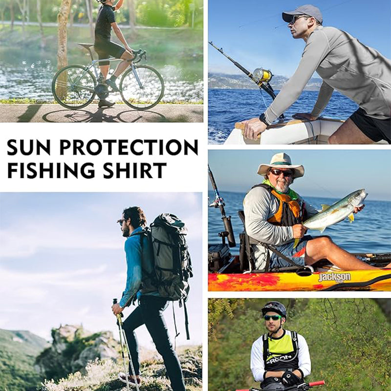 Taktischer Kapuzenpullover für Herren mit Sonnenschutz, schnelltrocknendes Angelshirt