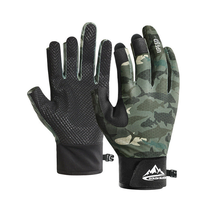 Fingerlose TWS-Angelhandschuhe mit Sonnenschutz