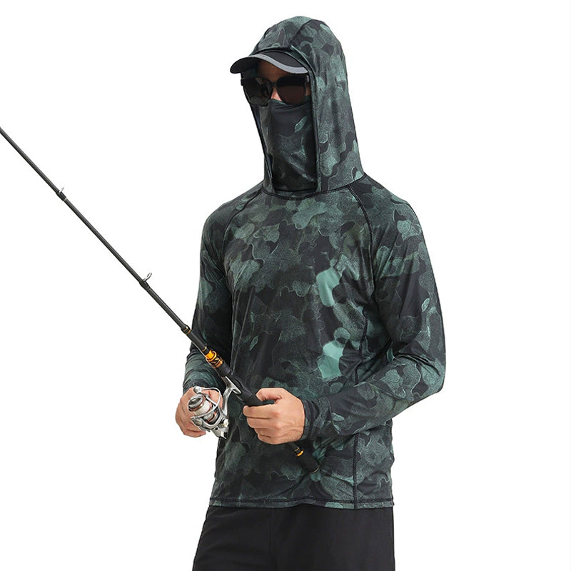 FieldGuard Buntes, schnelltrocknendes UV-Schutz-Angelshirt