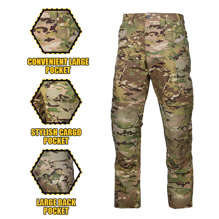 Wasserdichte taktische Ripstop-Hose Thunder Pro Dark Camo