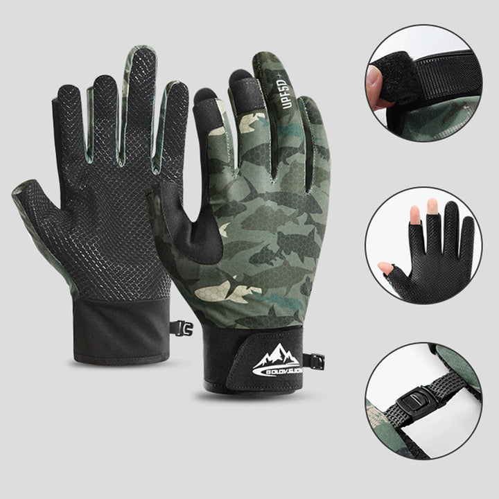 Fingerlose TWS-Angelhandschuhe mit Sonnenschutz