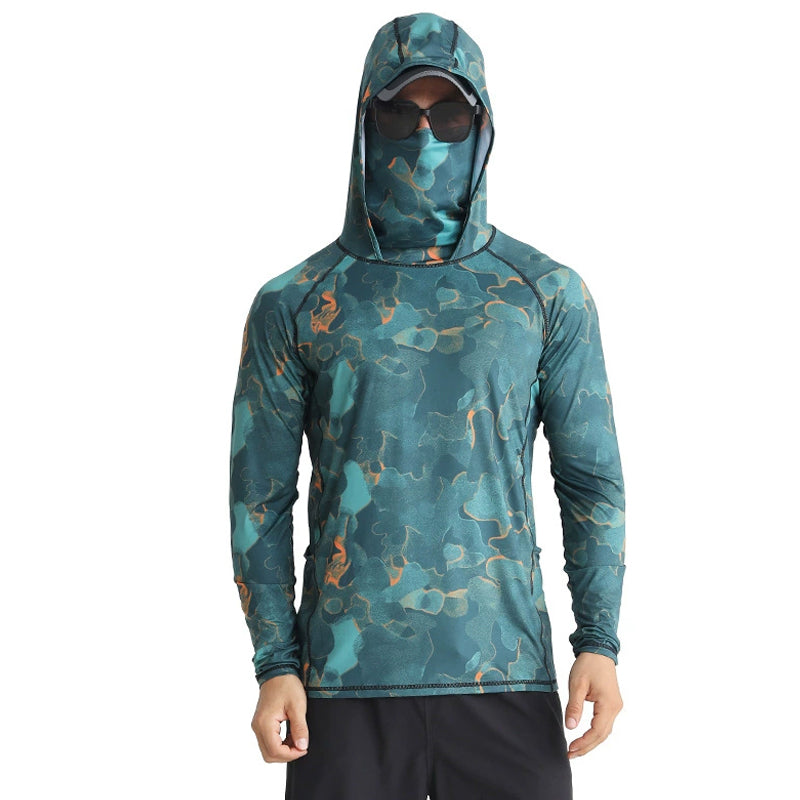 FieldGuard Buntes, schnelltrocknendes UV-Schutz-Angelshirt