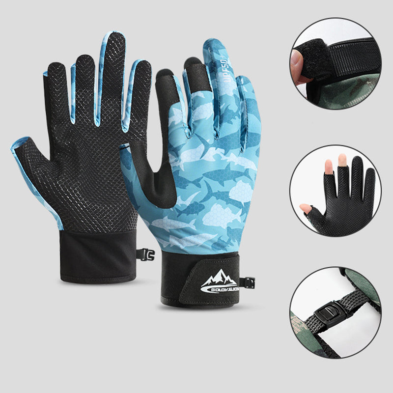 Fingerlose TWS-Angelhandschuhe mit Sonnenschutz