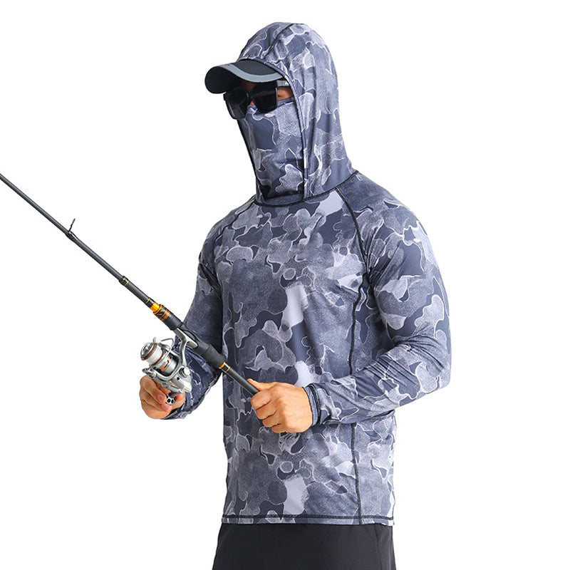 FieldGuard Buntes, schnelltrocknendes UV-Schutz-Angelshirt