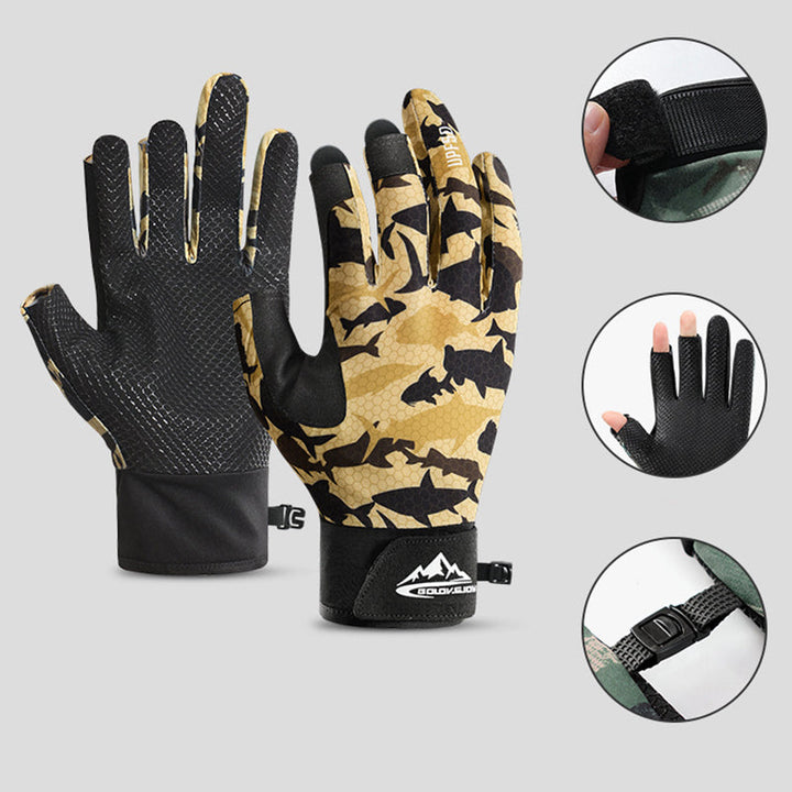 Fingerlose TWS-Angelhandschuhe mit Sonnenschutz
