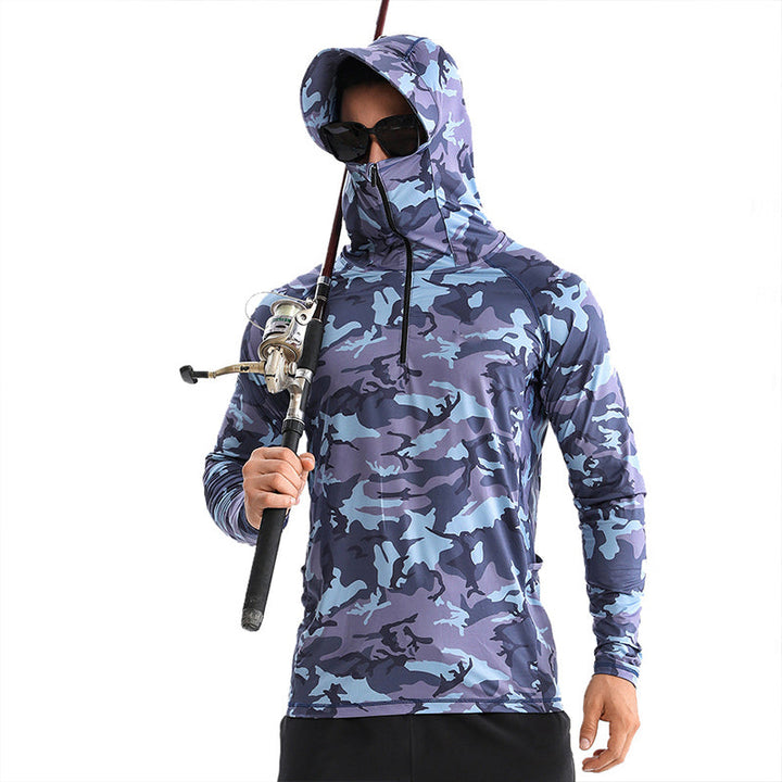 FieldGuard Camouflage Schnelltrocknendes UV-Angelhemd