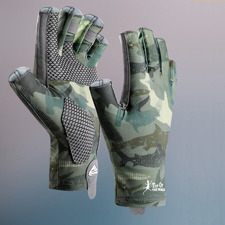 Fingerlose TWS-Angelhandschuhe mit Sonnenschutz