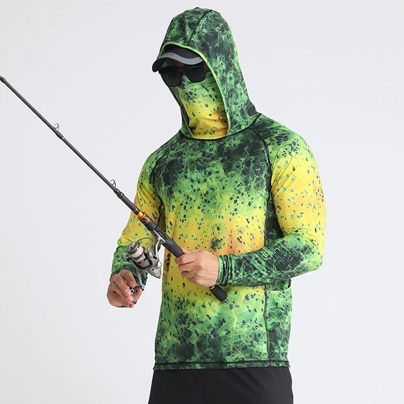 FieldGuard Buntes, schnelltrocknendes UV-Schutz-Angelshirt