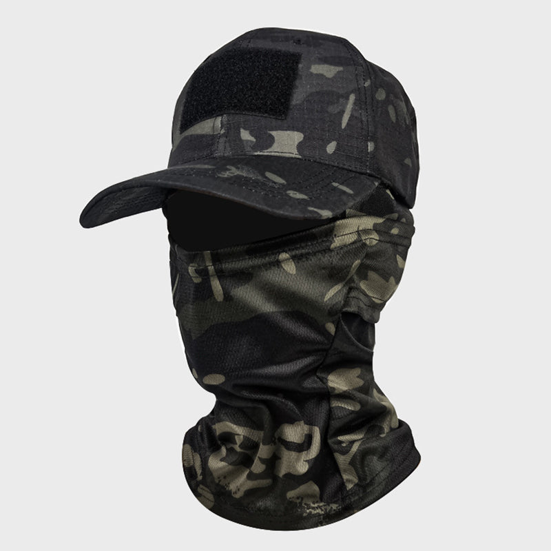 TWS UV-Schutzhut mit Balaclava – Für Fischen, Wandern, Jagen & Militär