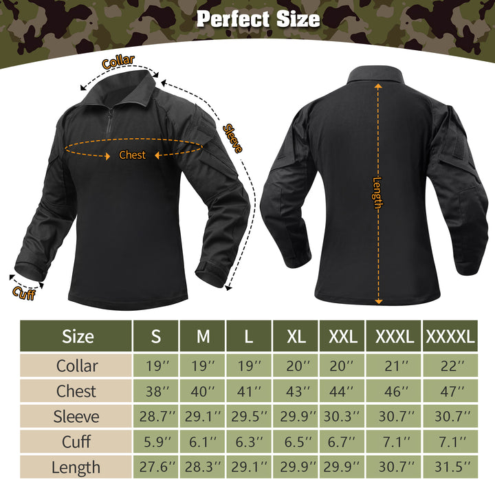 G3 Pro Rapid Assault Combat Shirt mit Taschen Camouflage