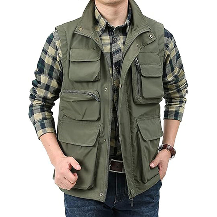 Herren Klassische Utility Cargo Weste