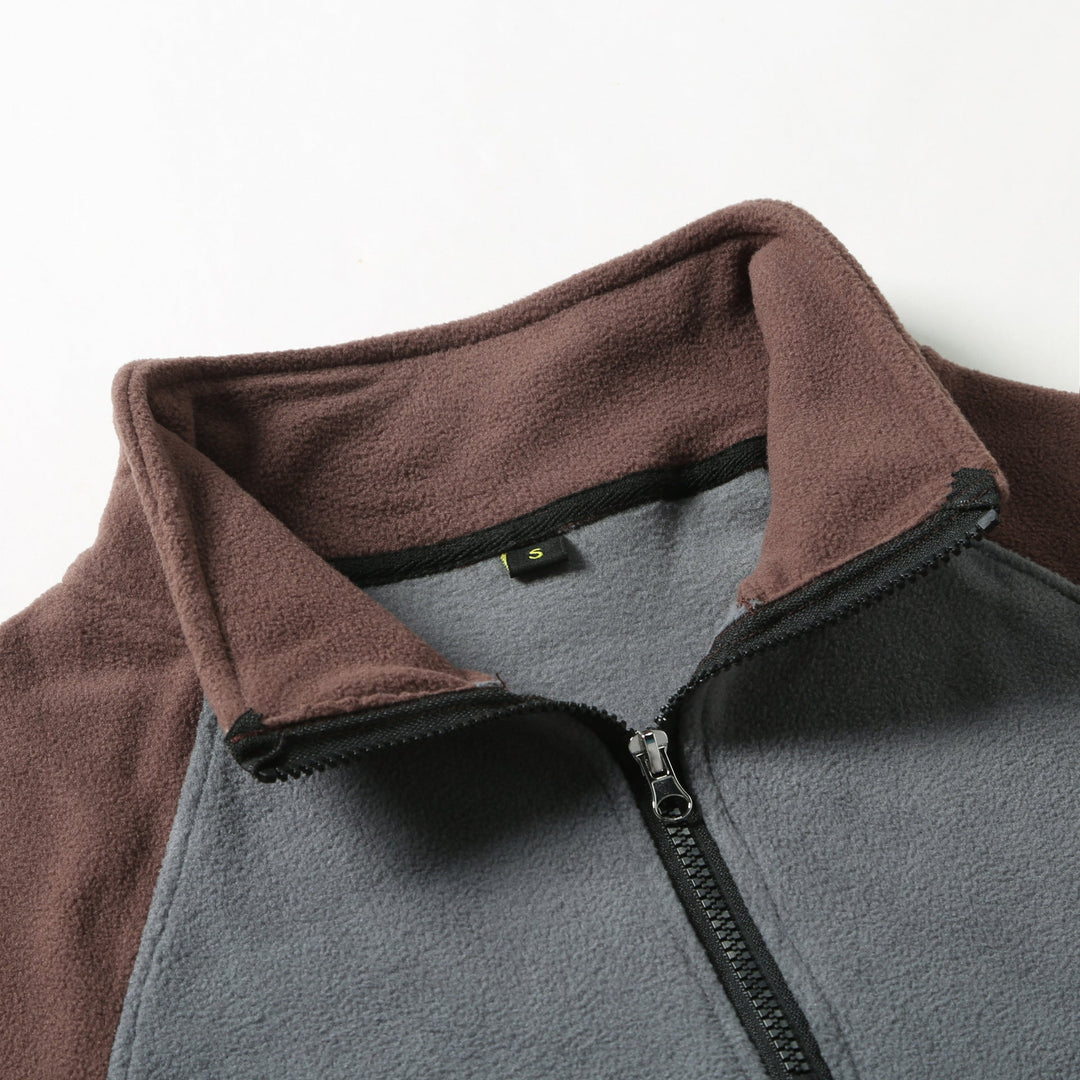 Warmer Pullover-Unterwäschemantel aus urbanem Fleece