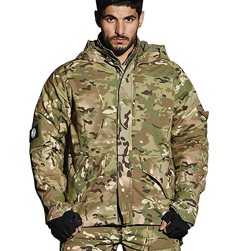 G8 Soft Shell Taktische Jacke Mantel Militärfleece mit Kapuze