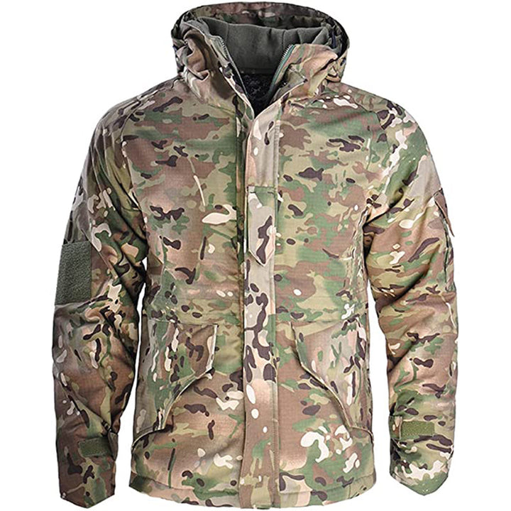 G8 Soft Shell Taktische Jacke Mantel Militärfleece mit Kapuze