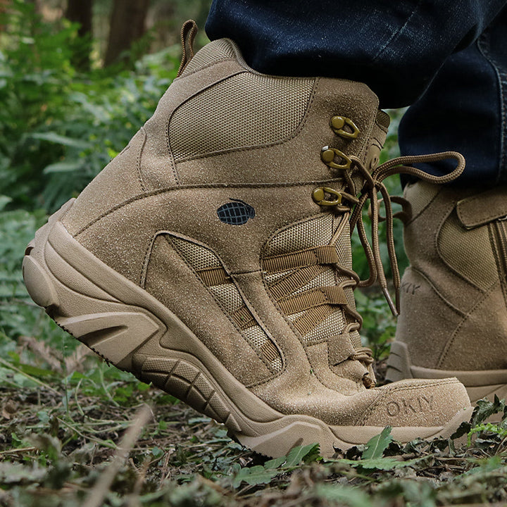 High-top Taktische Straßenstiefel mit hohen Schäften leichte Militärstiefel für Herren