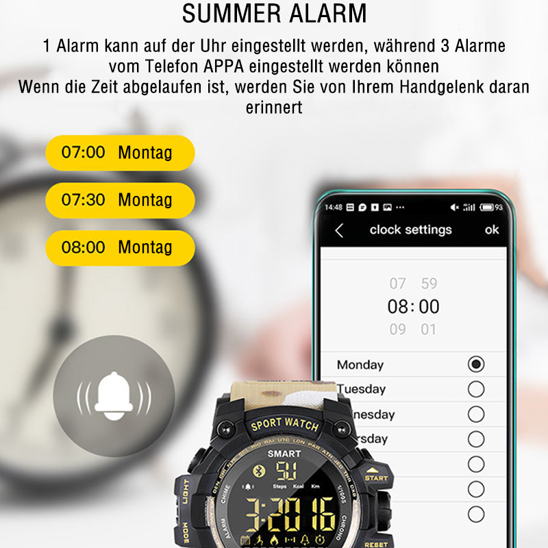 Urban Pro EX16S Taktische Digitaluhr für Herren