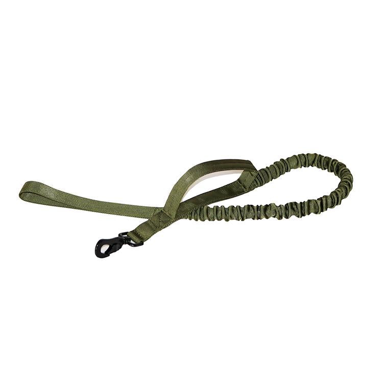 Einstellbares taktisches Hundehalsband mit Leine, Militärisches Hundehalsband von 1,5 '' Breite aus Nylon
