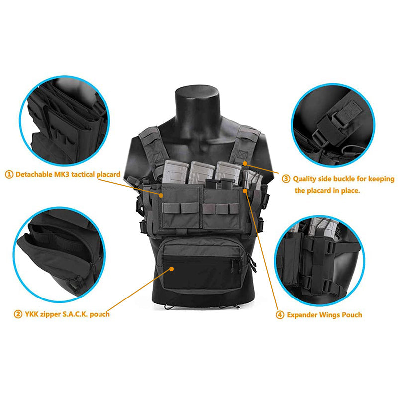 TWS MK3 Modulares leichtes Chest Rig